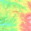 Vendas Novas topographic map, relief map, elevations map