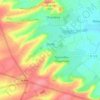 Quilly topographic map, relief, elevation