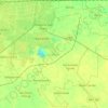 Kanasín topographic map, relief map, elevations map