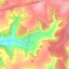Oëy topographic map, relief, elevation