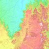 Thuamul Rampur topographic map, elevation, relief