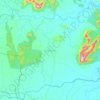 Golamunda topographic map, relief map, elevations map