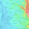 Kottayam topographic map, relief map, elevations map