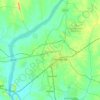 Jharsuguda topographic map, relief map, elevations map
