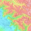 Ganderbal topographic map, elevation, relief