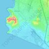 Chorrillos topographic map, relief map, elevations map