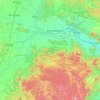 Baudh topographic map, relief map, elevations map
