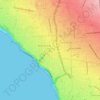 Miraflores topographic map, relief map, elevations map