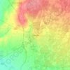 Debrezin topographic map, relief map, elevations map
