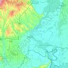 Komitat Baranya topographic map, relief map, elevations map