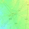 Jind topographic map, elevation, relief