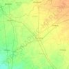 Narwana topographic map, relief map, elevations map