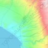 Tacna topographic map, relief map, elevations map
