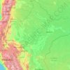 Loreto topographic map, relief map, elevations map
