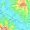 Sedan topographic map, relief, elevation