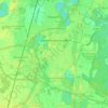 Illkirch-Graffenstaden topographic map, relief, elevation