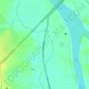 Ward 18 topographic map, relief map, elevations map