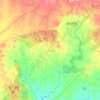 Lapung topographic map, elevation, relief
