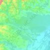 Haguenau topographic map, relief, elevation