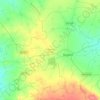 Bagasara Taluka topographic map, elevation, relief