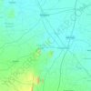 Charkhi Dadri topographic map, relief map, elevations map