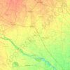 Siwan topographic map, relief map, elevations map