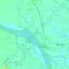Manihari topographic map, elevation, relief