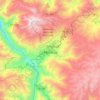 Abancay topographic map, relief map, elevations map