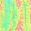 Thingsulthliah topographic map, elevation, relief