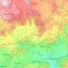 Simdega topographic map, elevation, relief