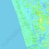 Kodungallur topographic map, relief map, elevations map