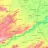 Dhaulpur topographic map, relief map, elevations map