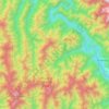 Jengging Circle topographic map, elevation, relief