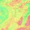 Grand Est topographic map, relief, elevation