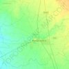 Thanesar topographic map, elevation, relief