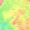Rajasthan topographic map, elevation, relief