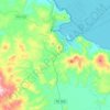 Puno topographic map, relief map, elevations map