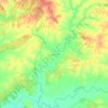 Kosagumuda topographic map, elevation, relief