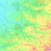 Vaghai Taluka topographic map, relief map, elevations map