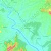 Dhalbhumgarh topographic map, elevation, relief