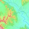 Musabani topographic map, relief map, elevations map