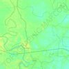 Rosera topographic map, elevation, relief