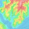 Beyoğlu topographic map, elevation, relief