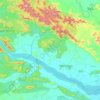 Narasinghpur topographic map, relief map, elevations map