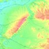 Carmona topographic map, elevation, relief