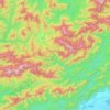 Lepa Rada topographic map, elevation, relief