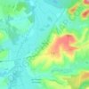 Tannay topographic map, relief, elevation