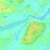Banki topographic map, elevation, relief