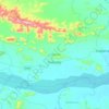 Badamba topographic map, relief map, elevations map