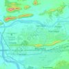 Rourkela topographic map, elevation, relief
